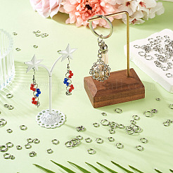2000Pcs 5 Styles 304 Stainless Steel Open Jump Rings&nbsp;STAS-TA0003-06