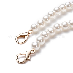 Acrylic Imitation Pearl Beads Bag Handle&nbsp;FIND-WH0043-31B
