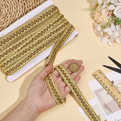 Polyester Braided Wavy Ribbons&nbsp;OCOR-WH0112-017B