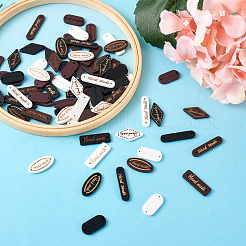 300Pcs 15 Style Schima Superba Wood Links&nbsp;WOOD-TA0001-47
