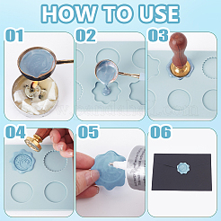 2Pcs 2 Colors Wax Particles Silicone Fixator&nbsp;DIY-NB0010-22B