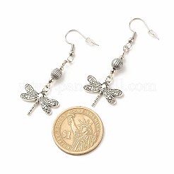 Alloy Dragonfly Dangle Earrings&nbsp;EJEW-JE04911-05
