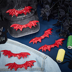40Pcs Imitation Leather Evil Wings Ornament Accessories&nbsp;DIY-GF0008-82A
