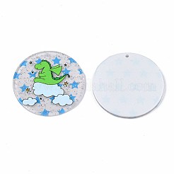 Transparent Printed Acrylic Pendants&nbsp;TACR-S135-036