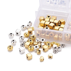 400Pcs 4 Style Tibetan Style Alloy Beads Set&nbsp;TIBE-YW0001-23