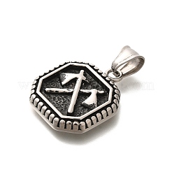 304 Stainless Steel Pendants&nbsp;STAS-Z110-20AS