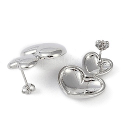 Brass Stud Earrings for Women&nbsp;EJEW-O013-01P