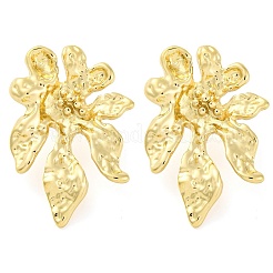 304 Stainless Steel Flower Stud Earrings for Women&nbsp;EJEW-U023-08G