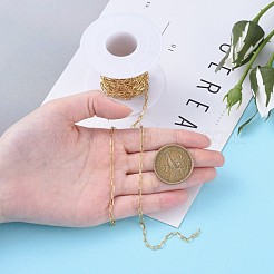 Soldered Brass Paperclip Chains&nbsp;CHC-G005-03G