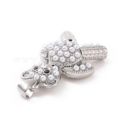 Brass Micro Pave Cubic Zirconia Pendants&nbsp;KK-G460-08P