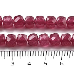 Natural Quartz Imitation Red Corundum Beads Strands&nbsp;G-C179-B09-01