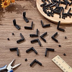 30Pcs Alloy L-Shape Corner Groove Connectors&nbsp;FIND-GA0007-23
