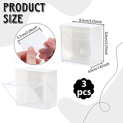 Square Plastic Bathroom Wall Mounted Display Stands&nbsp;AJEW-WH0077-154