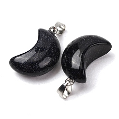 Synthetic Blue Goldstone Pendants&nbsp;G-F820-02L-14
