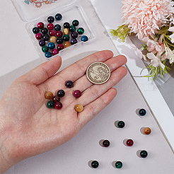 40Pcs Natural Tiger Eye Beads&nbsp;G-PA0002-49