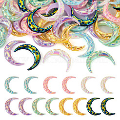 70Pcs 7 Colors Opaque Resin Cabochons&nbsp;CRES-TA0001-22