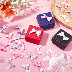 60Pcs 3 Colors Bowknot Polyester Ribbon&nbsp;DIY-GF0006-70