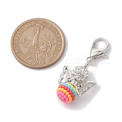 Colorful Angel Resin Pendant Decorations&nbsp;HJEW-JM01908