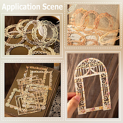 6 Styles Lace Frame Scrapbook Paper Pad&nbsp;DIY-SP0004-61