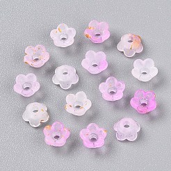 Frosted Transparent Acrylic Beads&nbsp;X-OACR-N137-72D