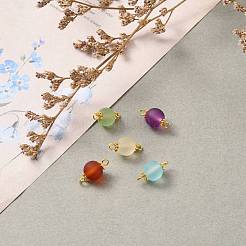 Transparent Frosted Glass Links&nbsp;PALLOY-JF00517