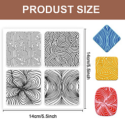 Silicone Clay Texture Mat&nbsp;AJEW-WH0447-041