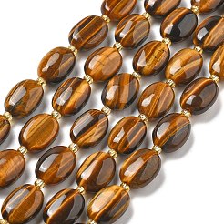 Natural Tiger Eye Beads Strands&nbsp;G-H005-A10-02