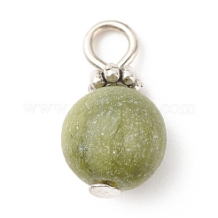 7Pcs 7 Styles Gemstone Charms&nbsp;PALLOY-JF01636