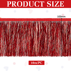 Tassel PET Polyester Ribbon Trim&nbsp;OCOR-WH0082-230C