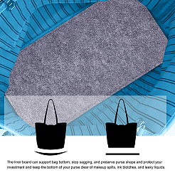 Rectangle Felt Bag Bottom&nbsp;FIND-WH0081-72C