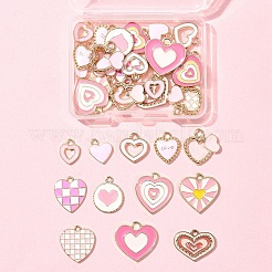 36Pcs 13 Styles Alloy Enamel Charms&nbsp;ENAM-FS0002-17