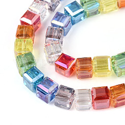 Transparency Glass Beads Strands&nbsp;GLAA-T025-04A-01