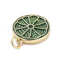 Rack Plating Brass Enamel Pendants&nbsp;KK-M293-39G-05