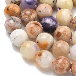 Natural Purple Opal Beads Strands&nbsp;G-L642-B21-8mm