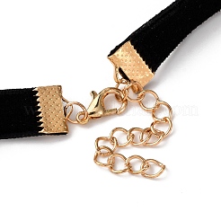 Alloy & Velvet Heart Pendant Choker Necklaces for Women&nbsp;WGC7319-04