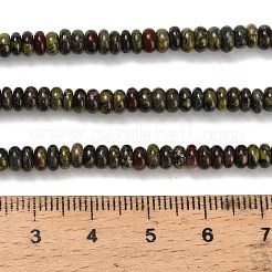 Natural Dragon Blood Beads Strands&nbsp;G-L635-A23-4x2mm