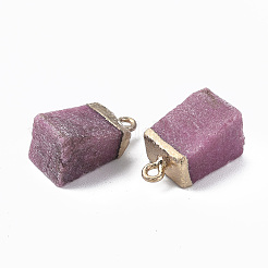 Natural Strawberry Quartz Pendants&nbsp;G-Q998-035H
