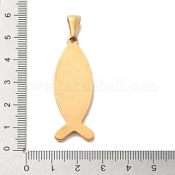 Ion Plating(IP) 304 Stainless Steel Pendants&nbsp;STAS-Z098-29G