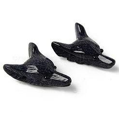 Synthetic Blue Goldstone Pendants&nbsp;G-R478-06B-05