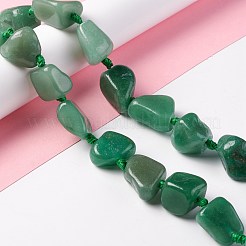 Natural Green Aventurine Beads Strands&nbsp;G-B024-10