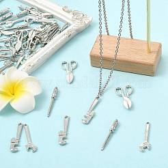 40Pcs 4 Styles Alloy Pendants&nbsp;FIND-FS0005-02