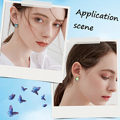 50Pcs 316 Surgical Stainless Steel Stud Earring Settings&nbsp;STAS-BBC0005-58C