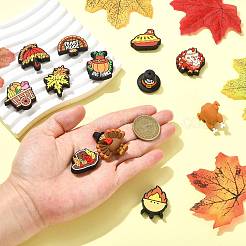12Pcs 12 Styles Thanksgiving Silicone Beads&nbsp;SIL-FS0001-37