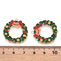 Eco-Friendly Alloy Enamel Pendants&nbsp;ENAM-Q437-060-NR