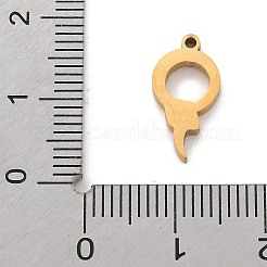304 Stainless Steel Enamel Pendants&nbsp;STAS-L281-005G