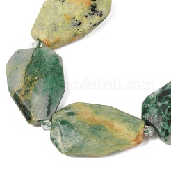 Natural Green Moonstone Beads Strands&nbsp;G-P548-B07-01