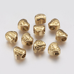 Ion Plating(IP) 304 Stainless Steel European Beads&nbsp;STAS-J022-029G