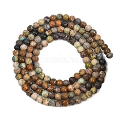 Natural HuBei Turquoise Beads Strands&nbsp;LS-G-L628-A02-3mm