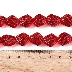 Electroplate Glass Beads Strands&nbsp;EGLA-N012-08N