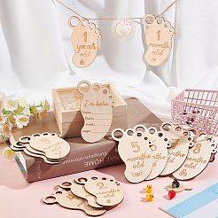 Baby Newborn Announcement Sign&nbsp;AJEW-WH0258-270